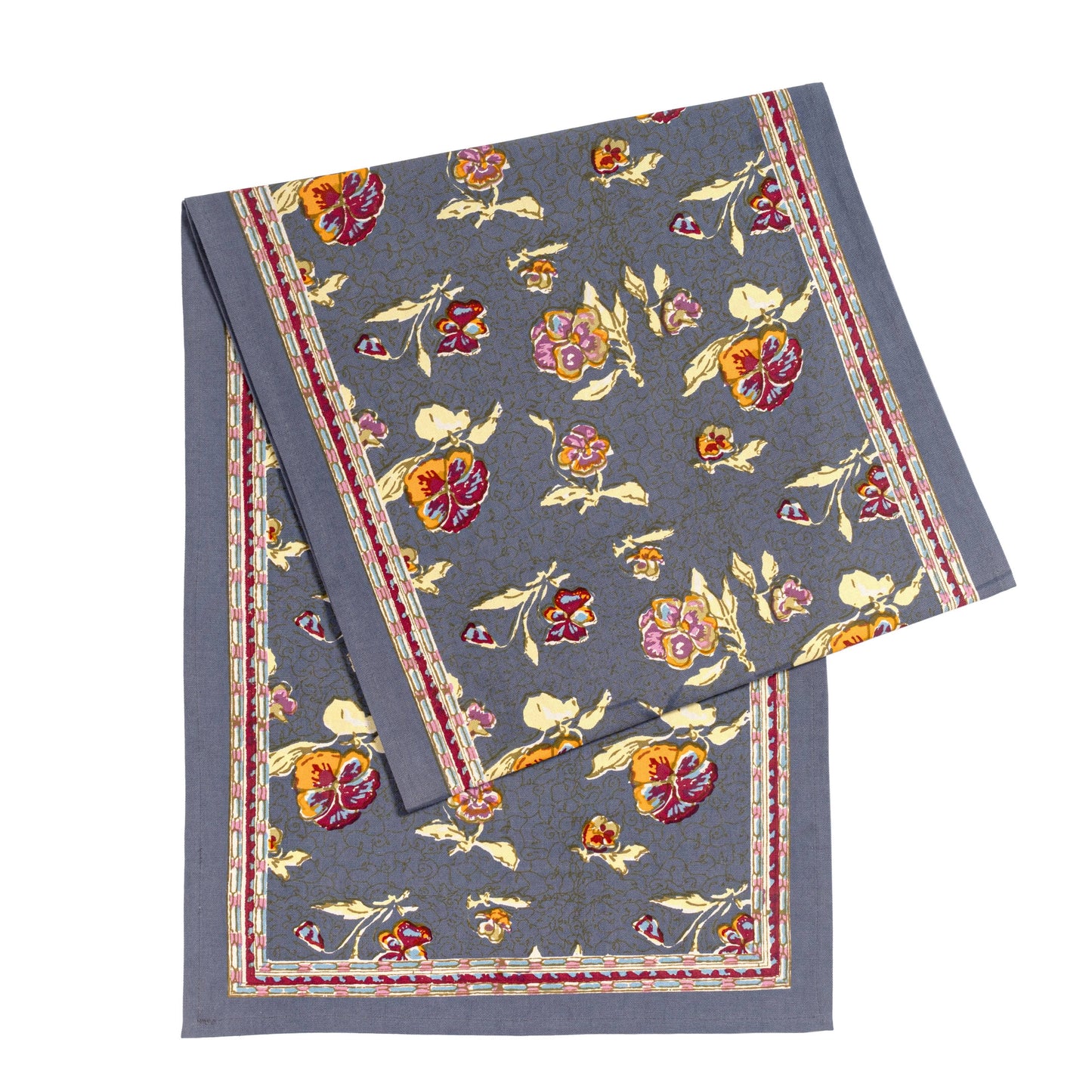 Pansy Red/Grey Table Runners