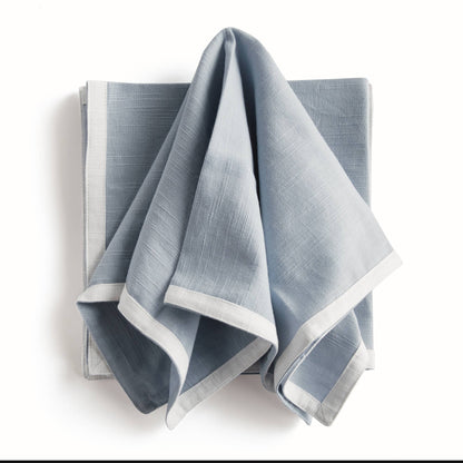 Paige Dinner Napkins, Set of 4, Blue