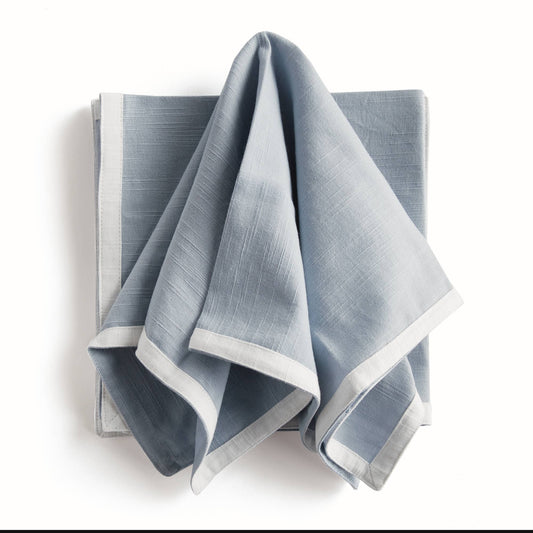 Paige Dinner Napkins, Set of 4, Blue