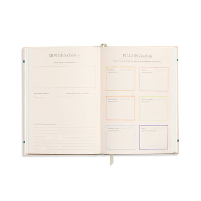 Quilted Daydream A5 Hardcover Guided Wellness Journal