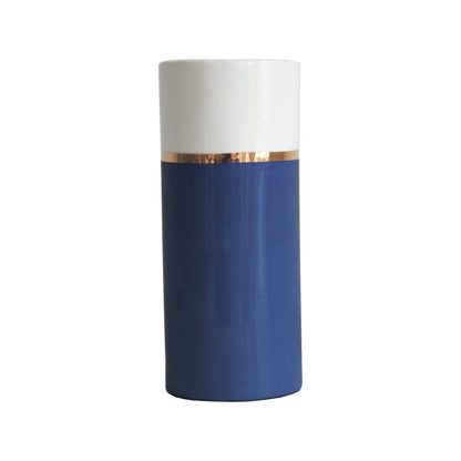 Color Block Column Vase