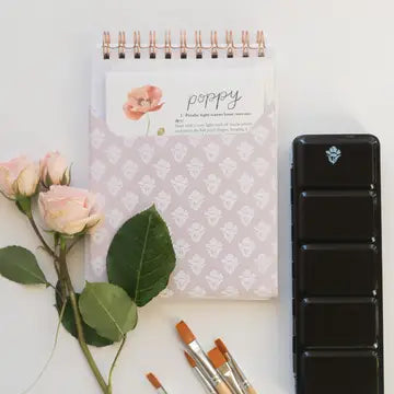 Flowers Watercolor Workbook