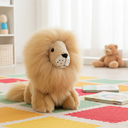 Alpaca Stuffed Animal - Lion  Medium- 12"