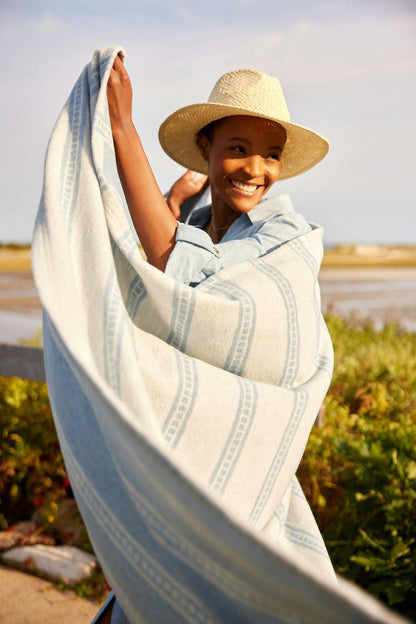 The Lightweight Blanket - Tile Stripe