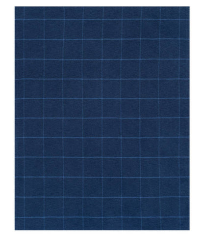 Windowpane Navy Lightweight Blanket