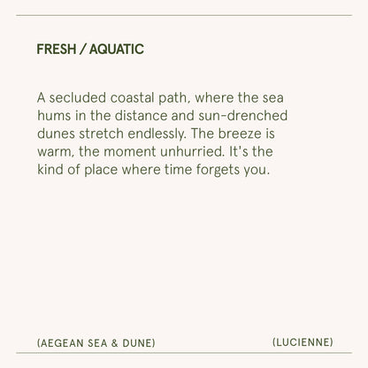 Lucienne - Aegean Sea & Dune 8oz Candle