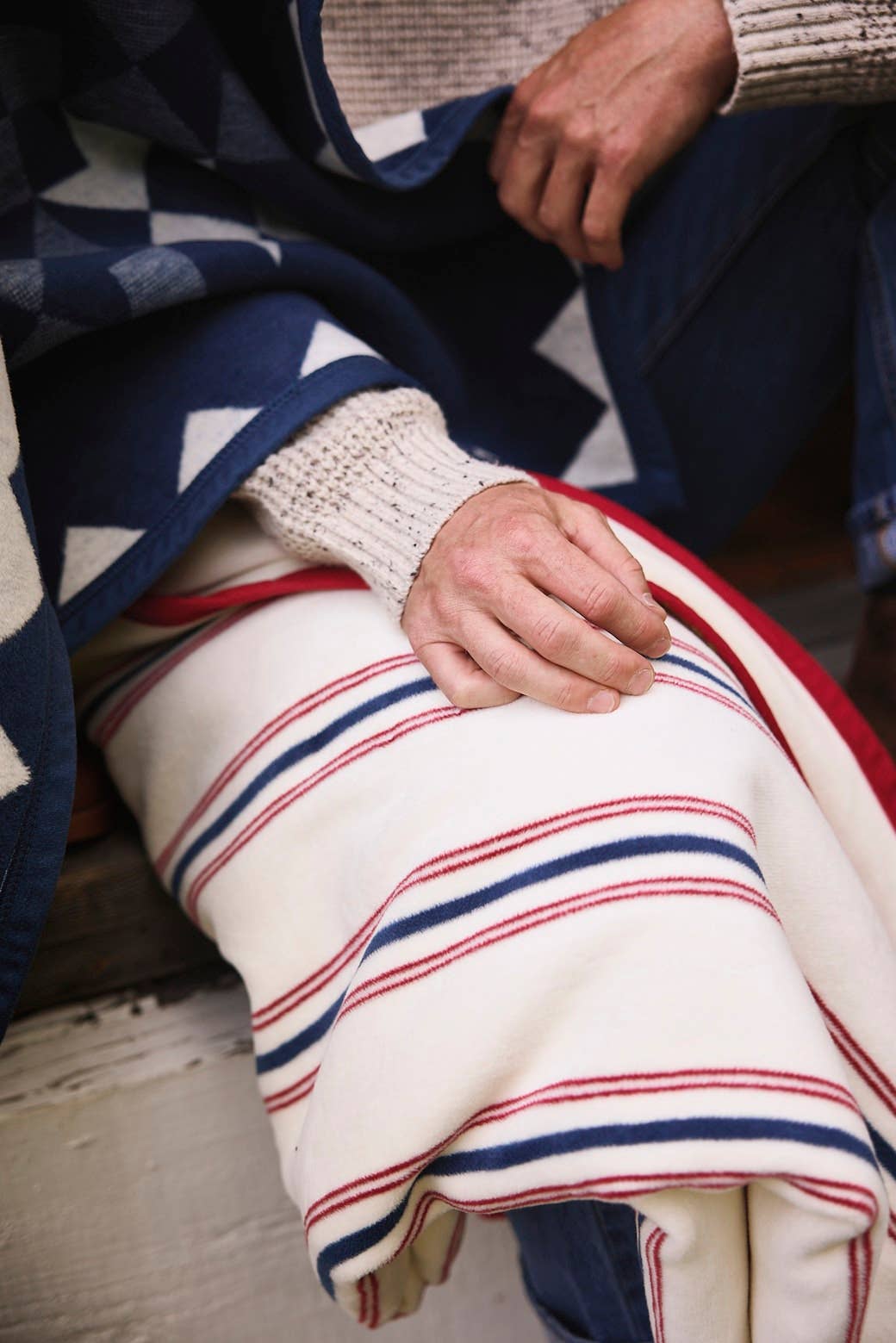 Front Porch Stripe Blanket