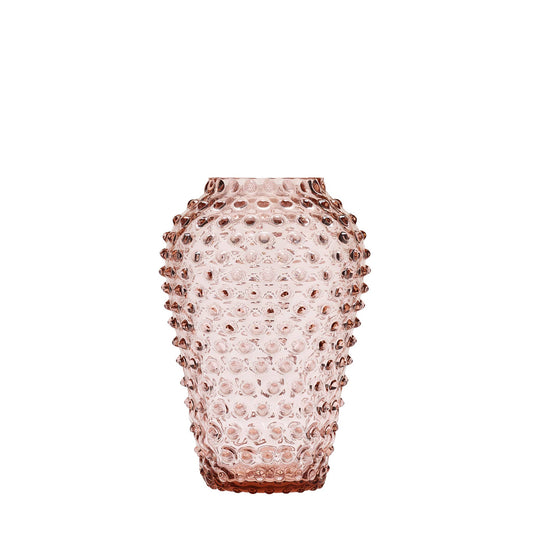 Hobnail Vase | Night Iris | Barrel | Bohemian Crystal