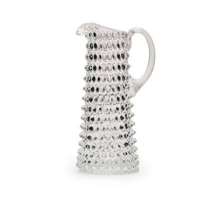 Tall Hobnail Jug | Clear Quartz | 1.2L | Bohemian Crystal