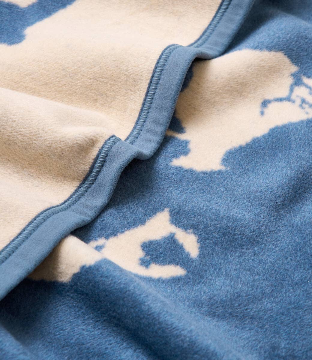 Boston Harbor Map Blanket