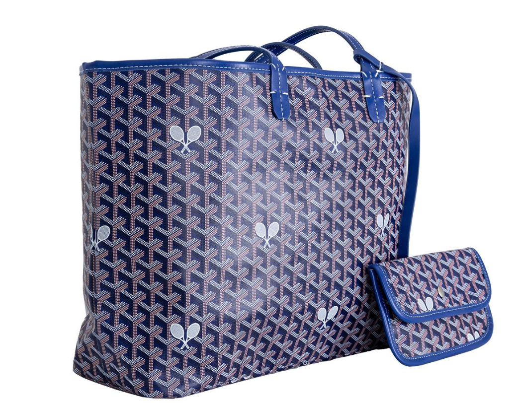 Tennis Tote - "The Whimsy" Navy