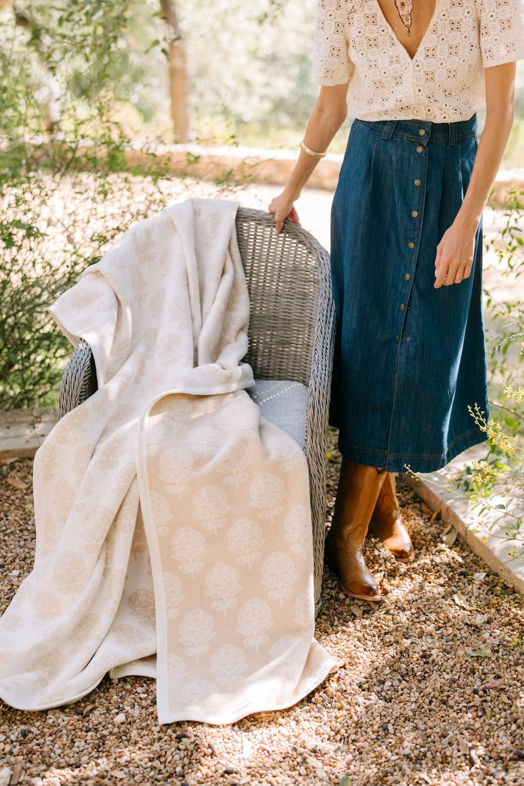 Millie Blockprint Blanket