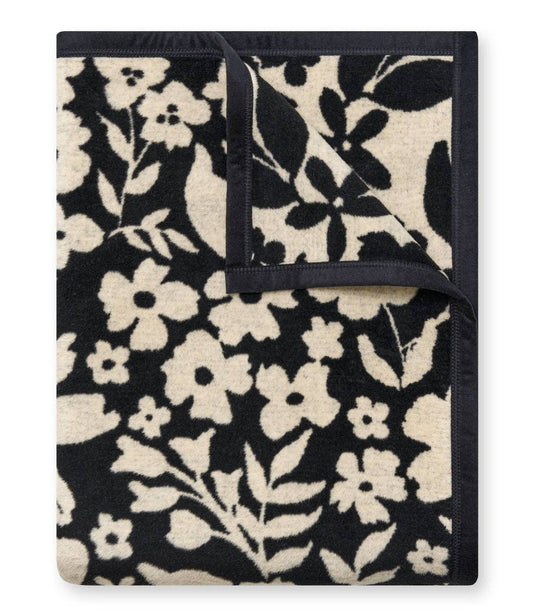 Midnight Floral Blanket