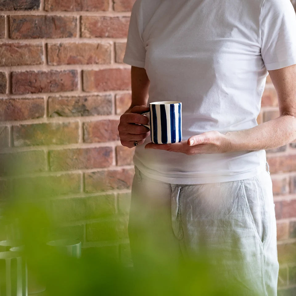 Demi Mug Candy Stripe