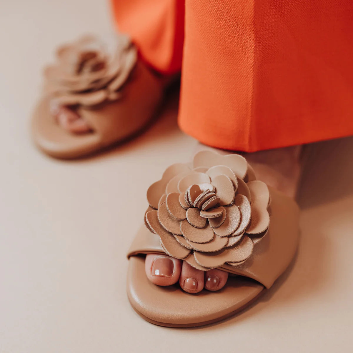 Solei Sea Dahlie Flip-Flop Sandals