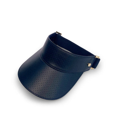 Chic Leather Performance Visor