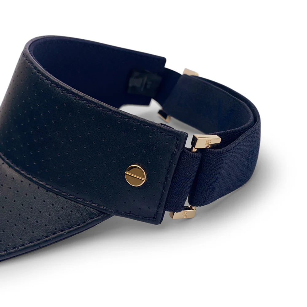 Chic Leather Performance Visor