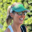 Chic Leather Performance Visor