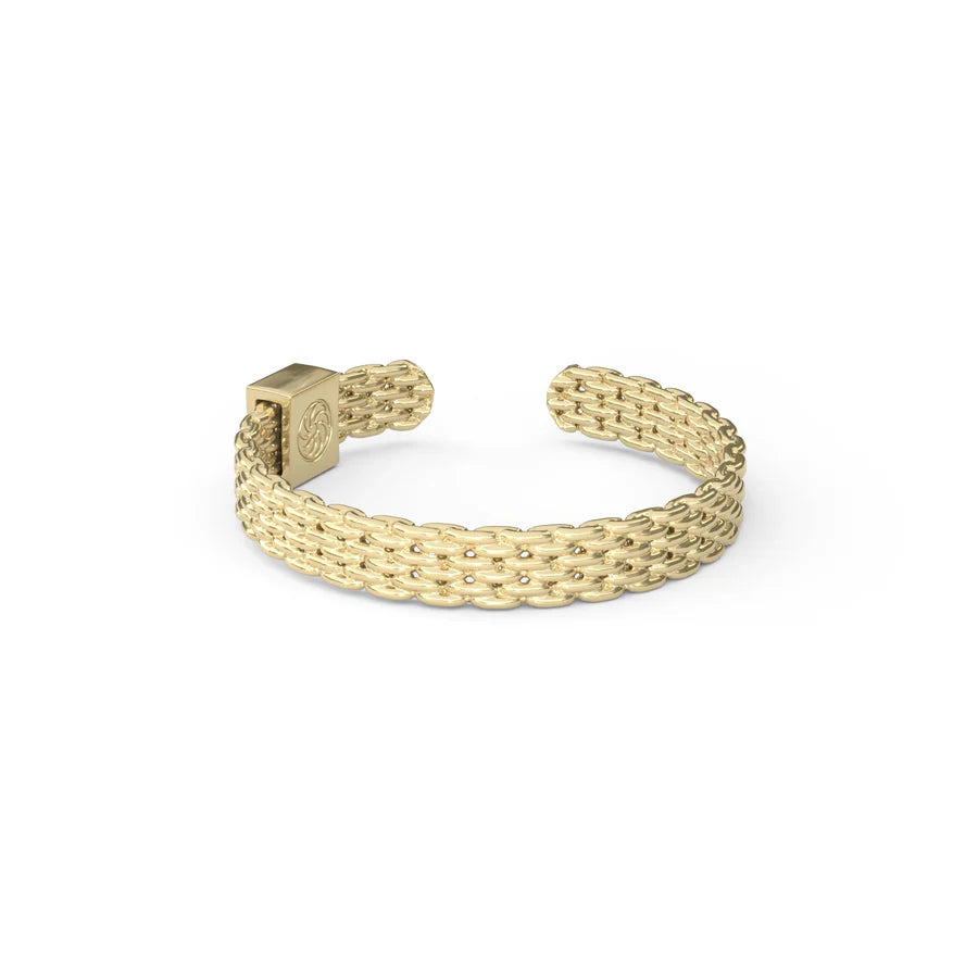 Woven Armor Ring - Gold 3 MM