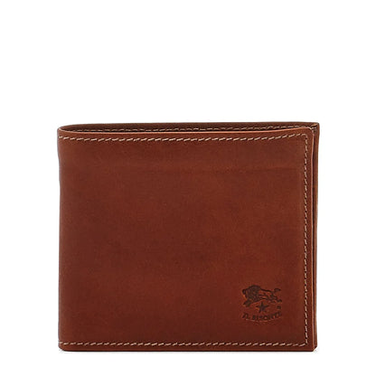 Feniglia - Men's bi-fold wallet in vintage leather