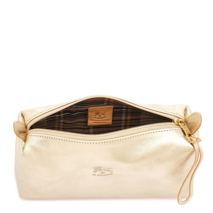 Women's case in metallic leather