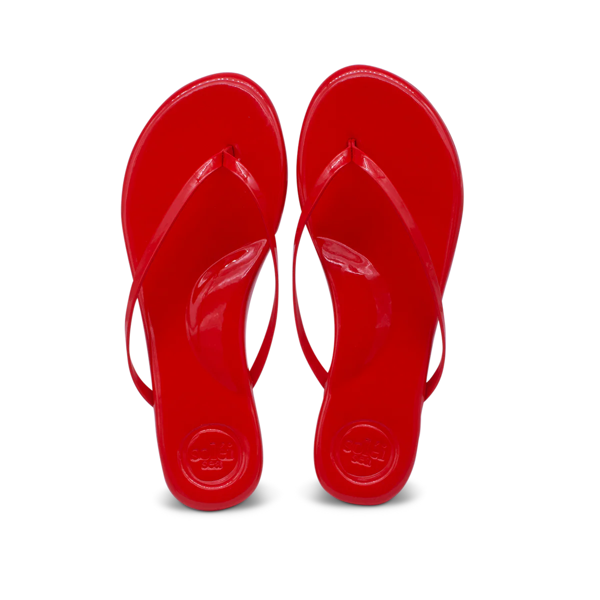 Solei Sea Indie Flip-Flop Sandals - Patent