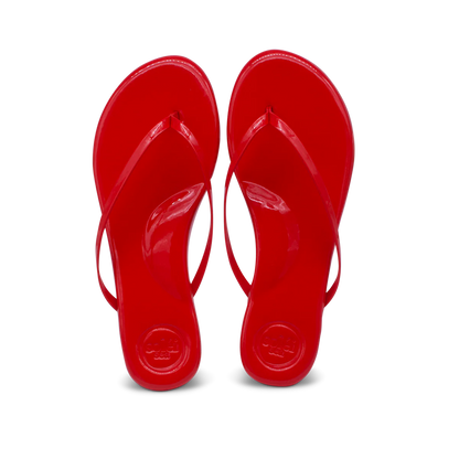 Solei Sea Indie Flip-Flop Sandals - Patent