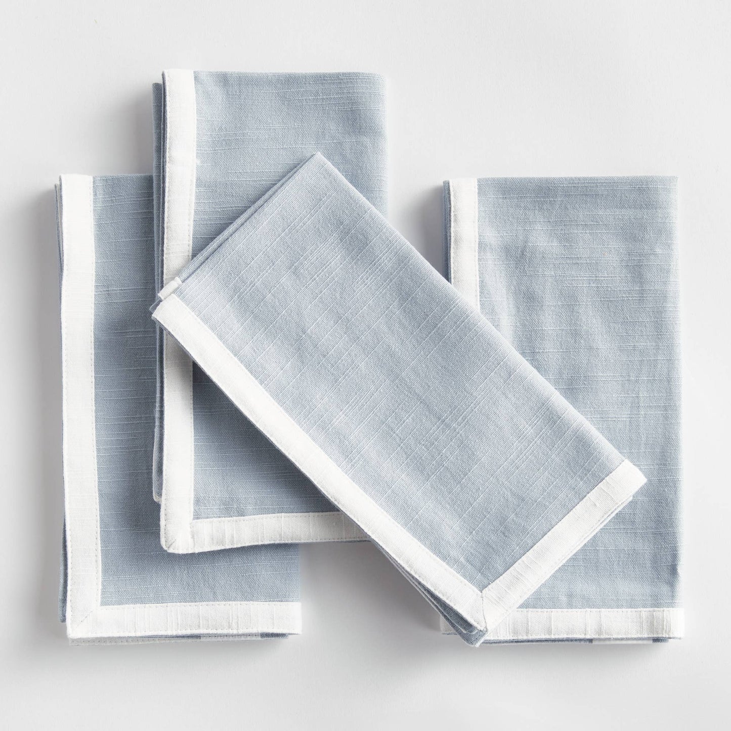 Paige Dinner Napkins, Set of 4, Blue