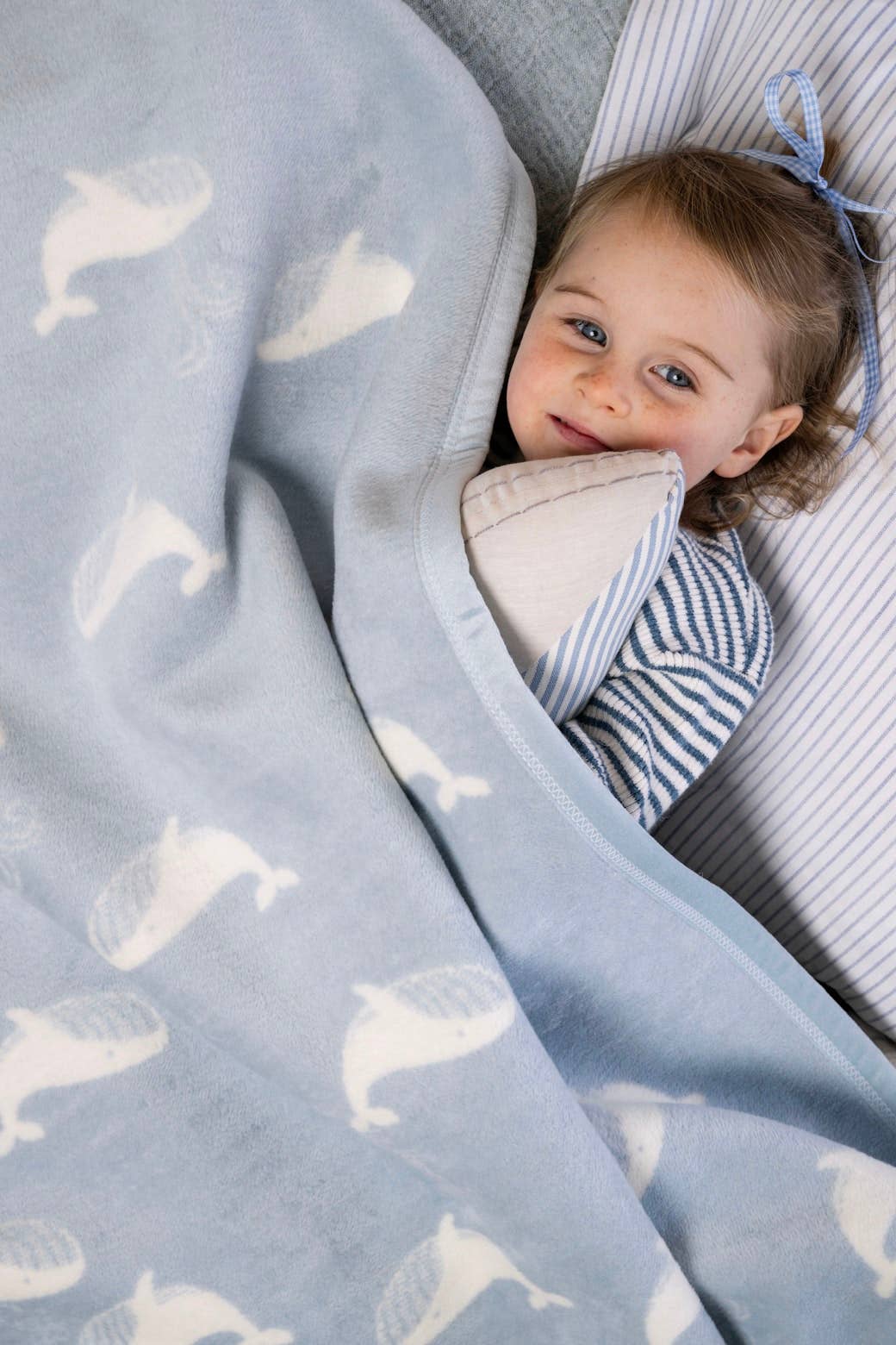 Big Blue Mini Blanket