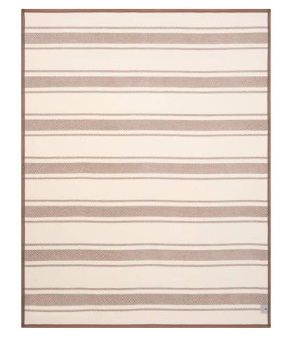 Dockside Stripe Sepia Blanket