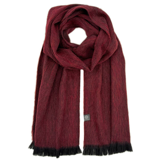 Alpaca Scarf - Sapphire Red