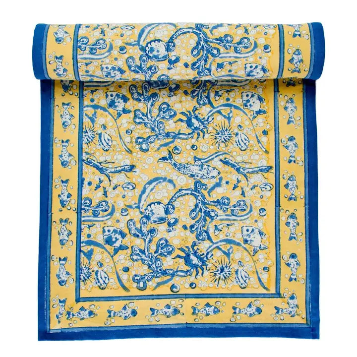 La Mer Blue/Yellow Table Runners