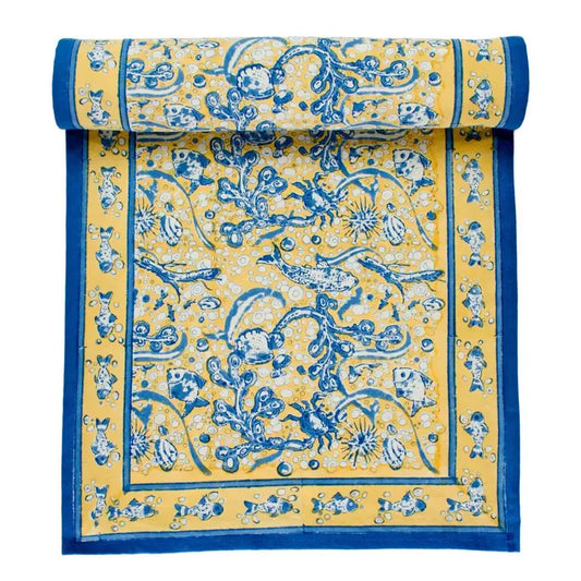 La Mer Blue/Yellow Table Runners