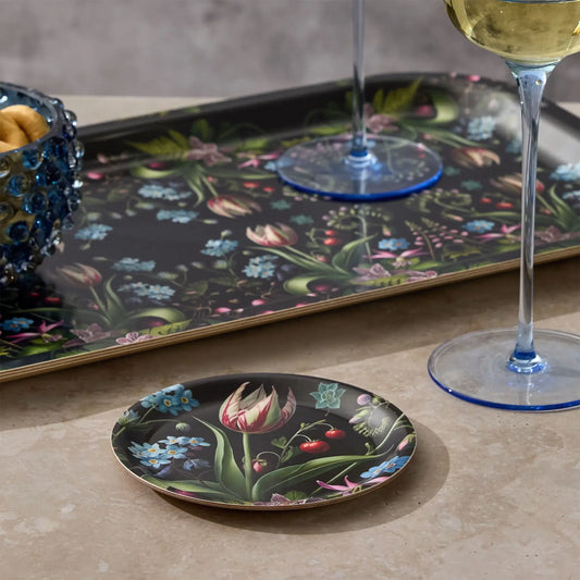 Forget-Me-Nots Mini Birchwood Tray