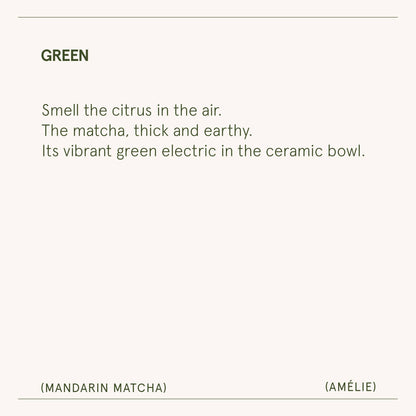 Amélie - Mandarin Matcha 11oz Candle