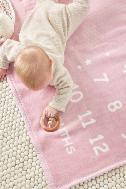 Milestone Mini Blush Blanket