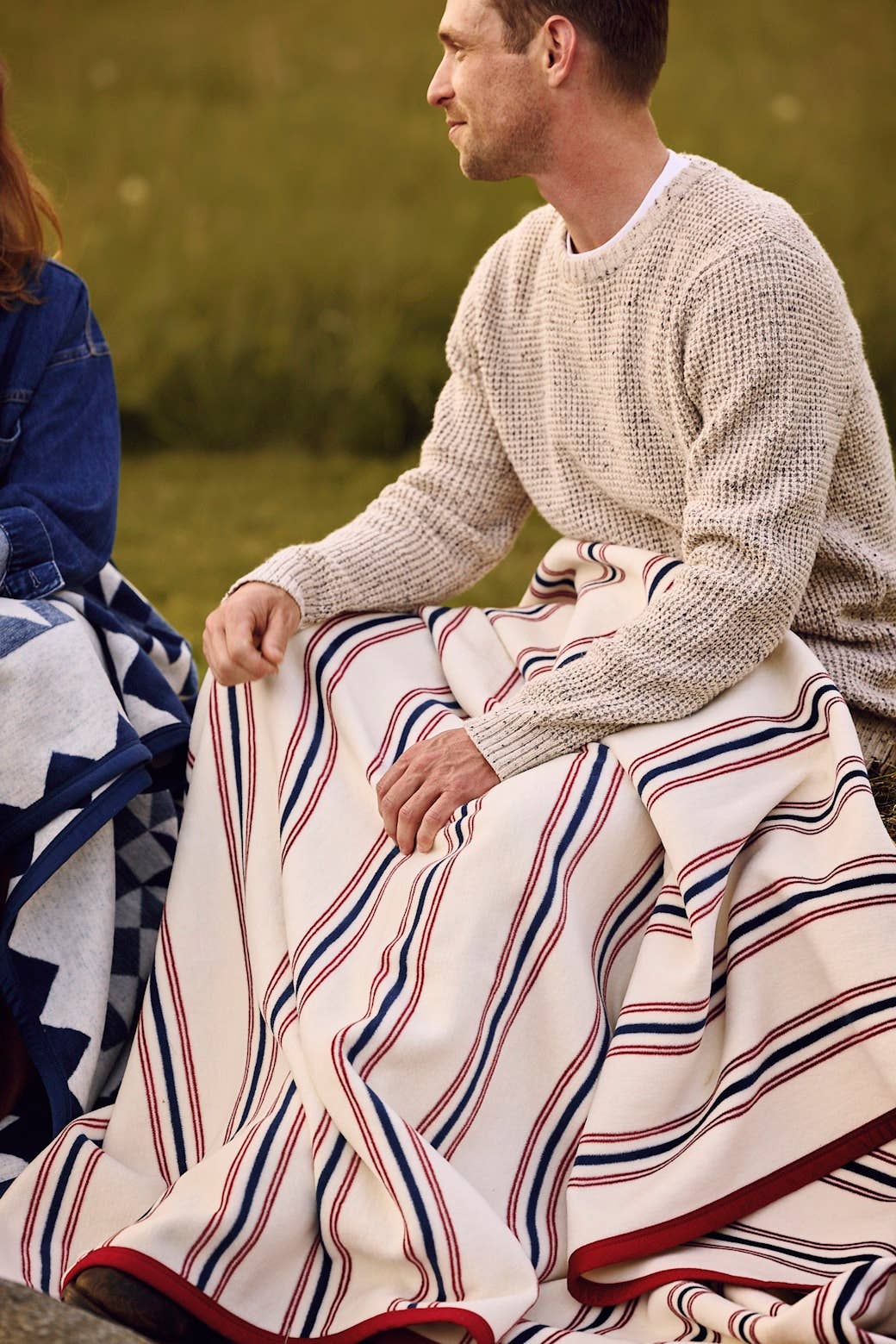 Front Porch Stripe Blanket