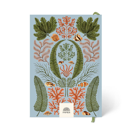 Coral Reef A5 Hardcover Guided Travel Journal