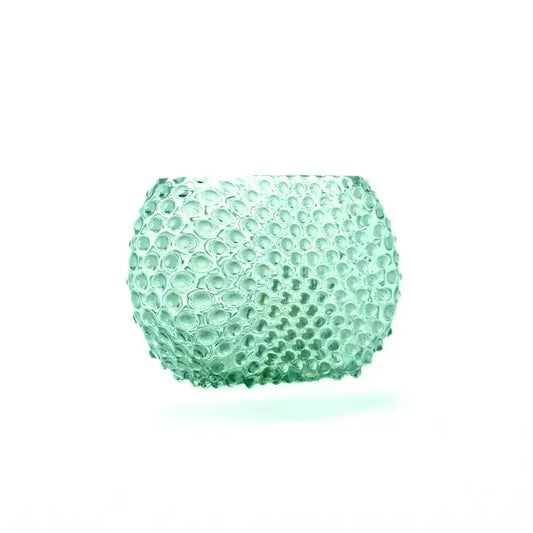 Hobnail Optic Vase | Capri Sea | Handblown Bohemia Crystal