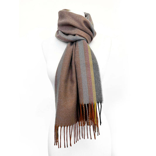 100% Baby Alpaca Scarf - Copper Mine