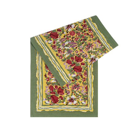 Jardin Red & Green | Table Runners