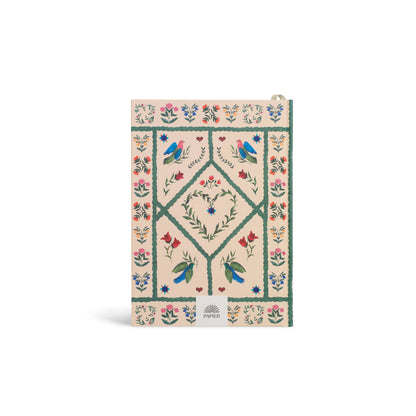 Quilted Daydream A5 Hardcover Guided Wellness Journal