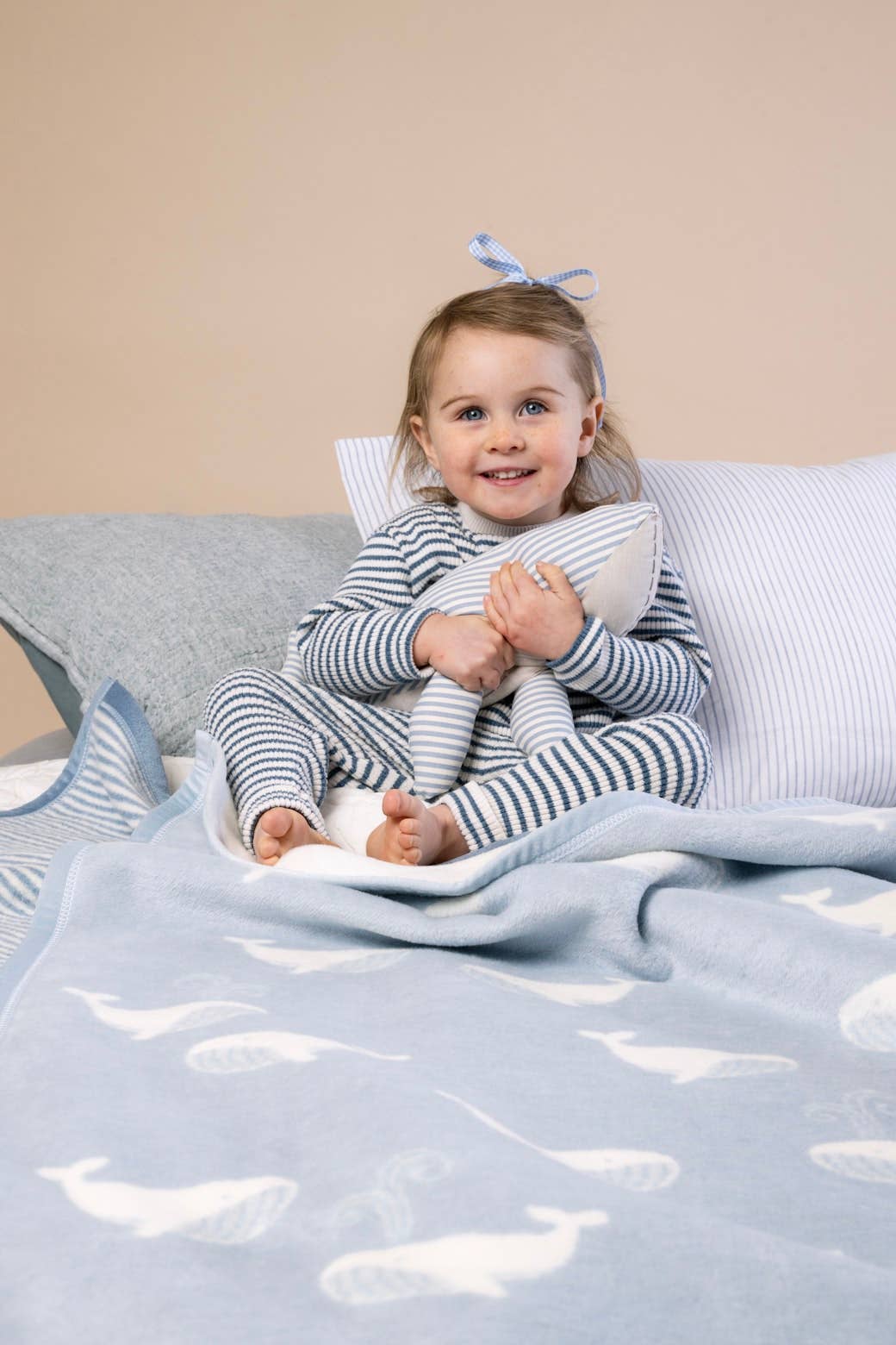 Big Blue Mini Blanket