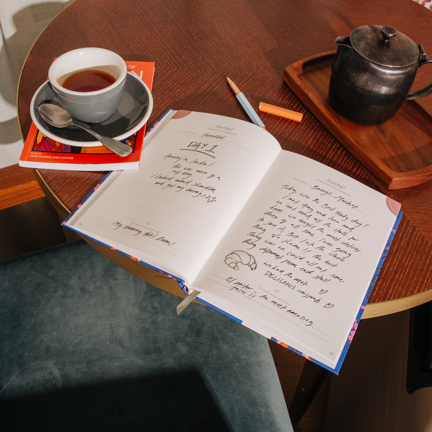 Guided Travel Journal, A5 Hardcover - Voyage