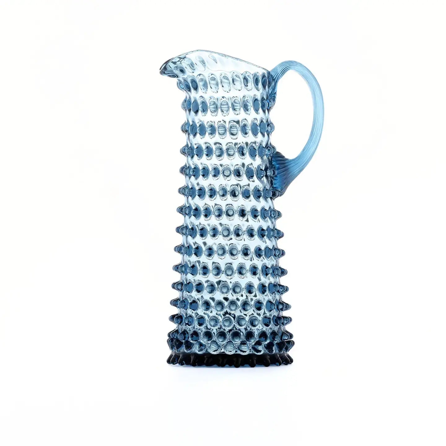 Tall Hobnail Jug | Midnight Blue | 1.2L | Bohemia Crystal