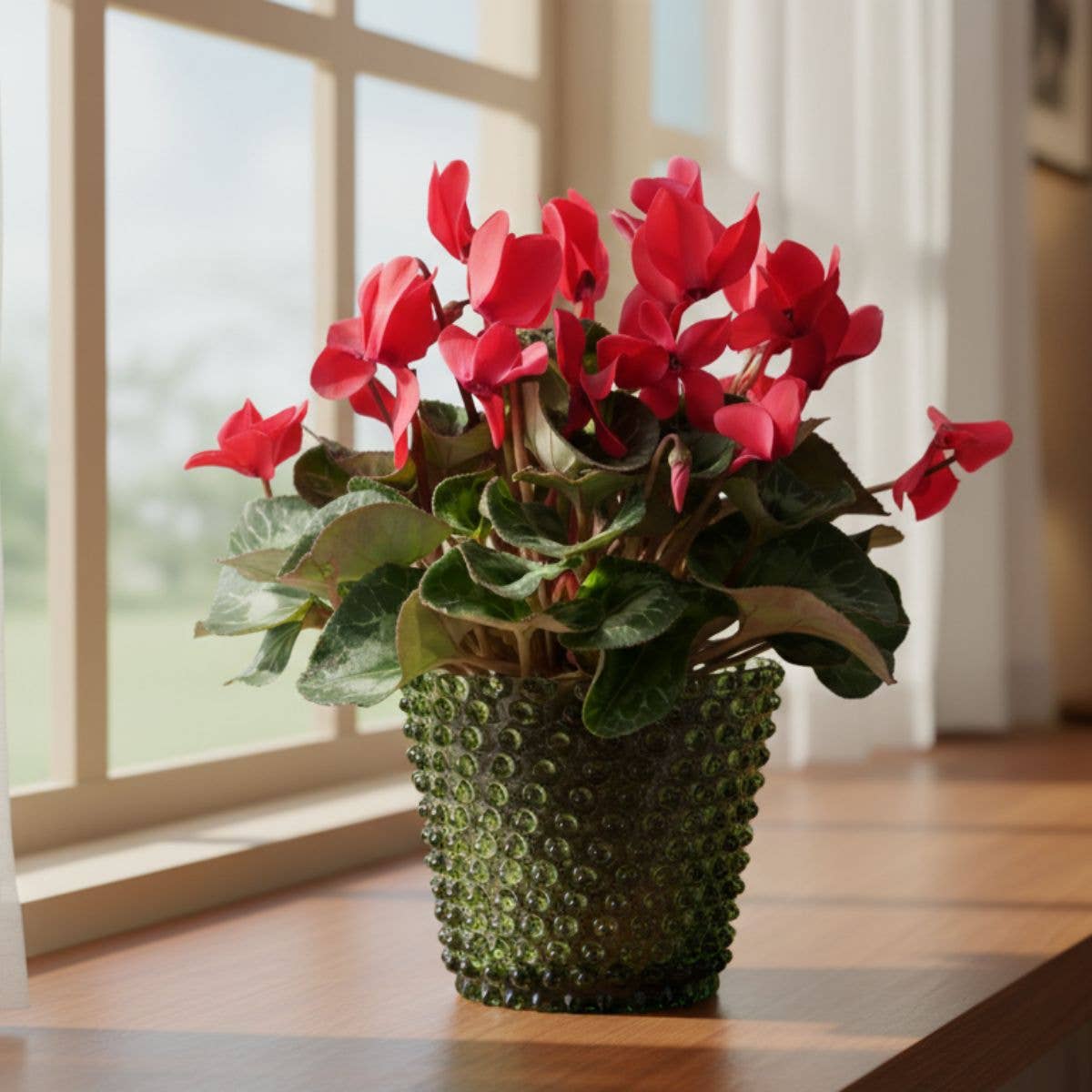 Hobnail Planter | Moss Green