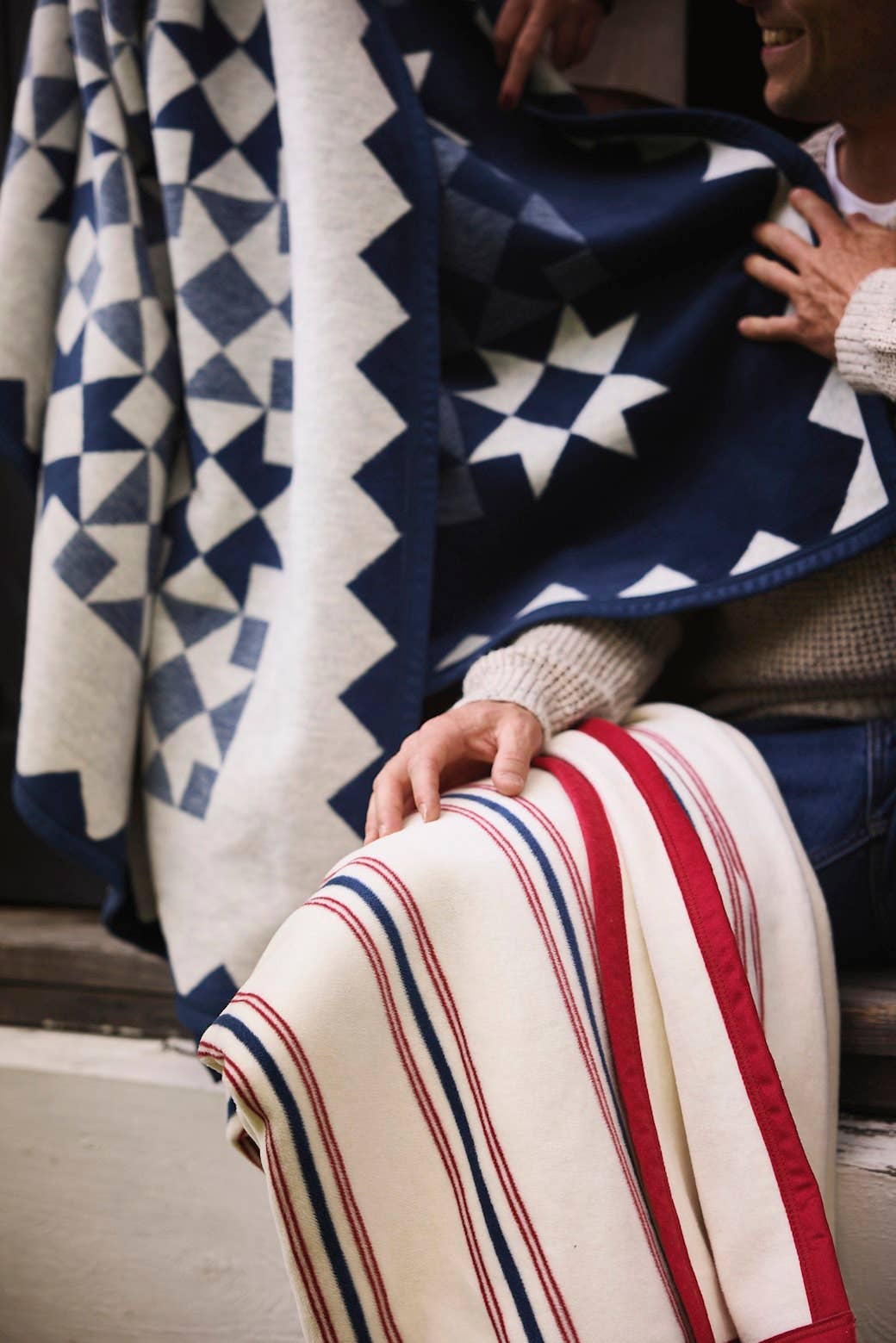Front Porch Stripe Blanket