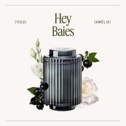 Scented Candle - Hey Baies - 11oz | La Jolie Muse