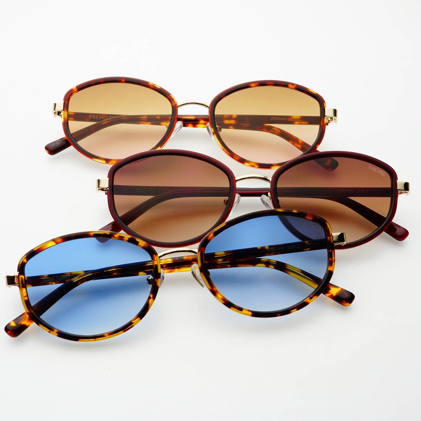 Jordan Acetate Oval Sunglasses