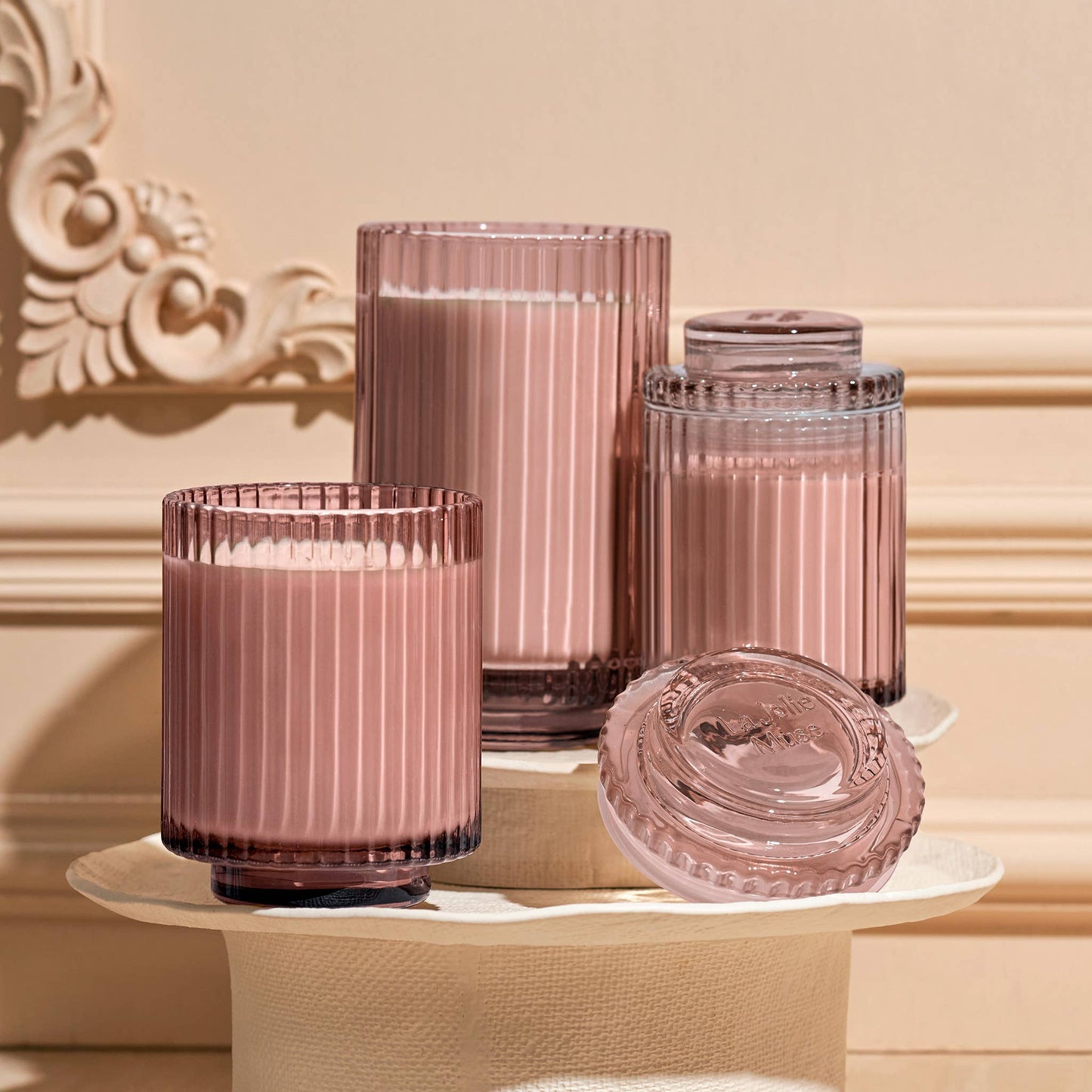 Scented Candle - Santal Rosé - 11oz | La Jolie Muse